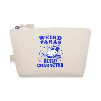 Weird Paras Build Charakter Paraprofessionelle Gans - Bio-Täschchen - Natur - Vorne