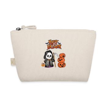 Happy Halloween Grim Reaper - Organic Pouch - nature - Front