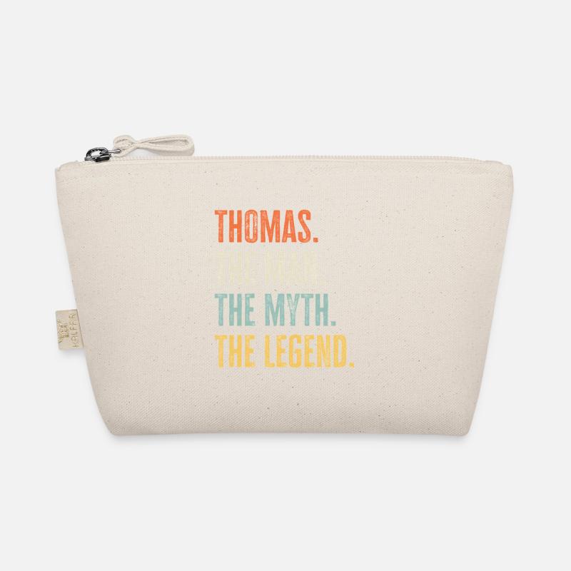 Thomas Man Myth Legend Retro Design Geschenk Name Bio-Täschchen