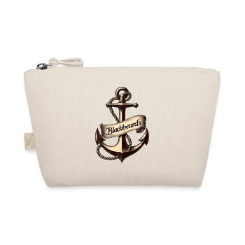 Blackbeard's Vintage Anchor - Organic Pouch - nature - Front