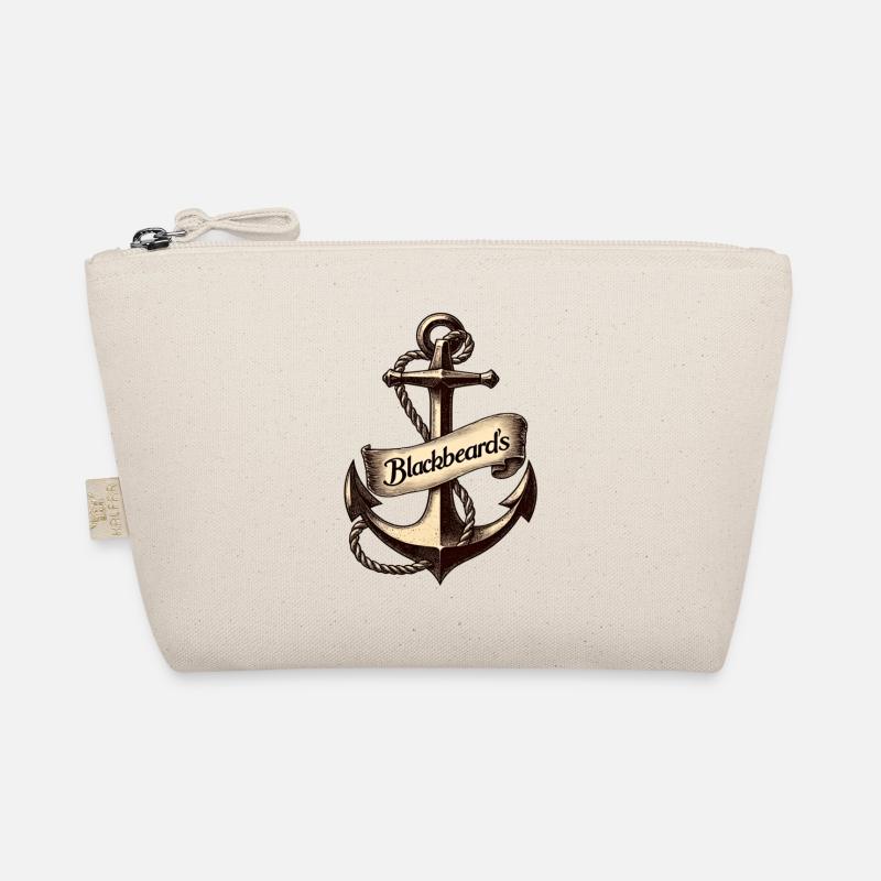 Blackbeard's Vintage Anchor Organic Pouch