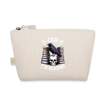 E-Caw-F: I'm Reading - Organic Pouch - nature - Front