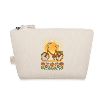 Polish Vintage Bike Retro Folk Style - Organic Pouch - nature - Front