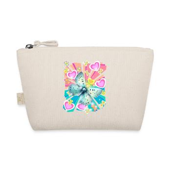 Rétro papillon coeurs printemps insecte - Trousse biologique - nature - Devant