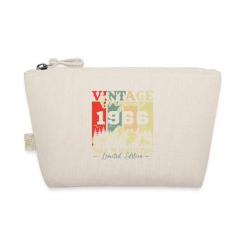 60 Jahre 1966 Vintage Retro Geburtstagsgeschenk - Bio-Täschchen - Natur - Vorne