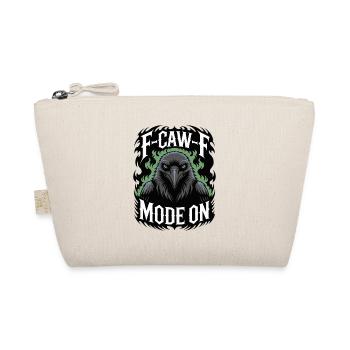 F Caw F Mode On Rabenfeuer - Bio-Täschchen - Natur - Vorne