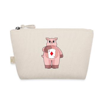 Pig Poker Poker Card Game - Organic Pouch - nature - Front