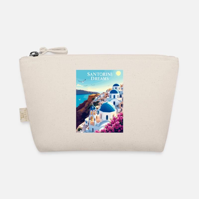 Santorini Träume Bio-Täschchen