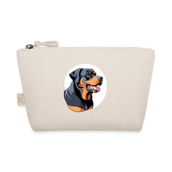 Rottweiler Bloc de couleur Portrait - Trousse biologique - nature - Devant