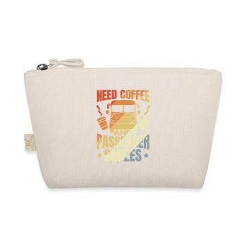 Need Coffee and Passenger Smiles - Organic Pouch - nature - Front