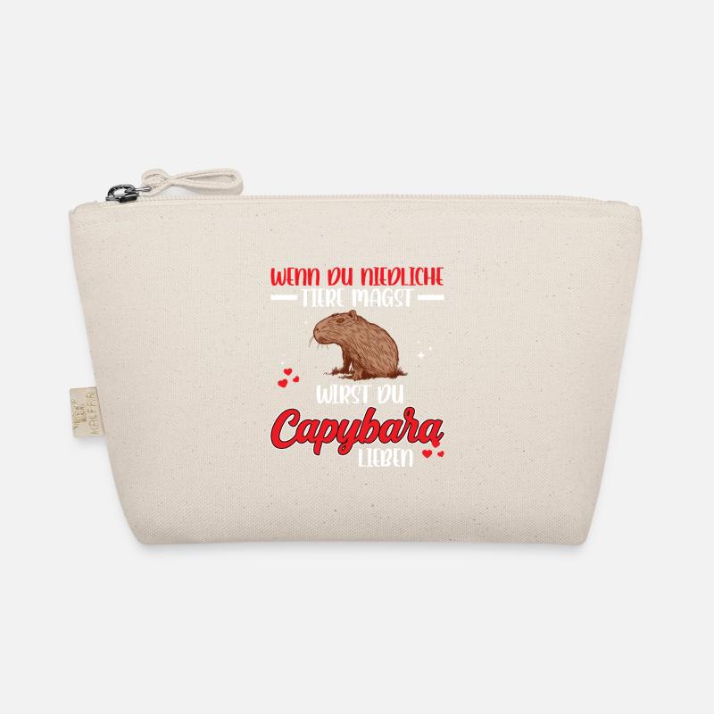Capybara is cute capybara Organic Pouch