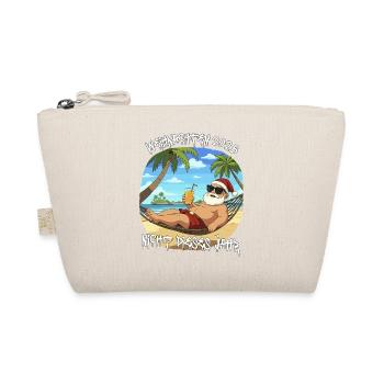 Christmas holiday on the beach 2025 - Organic Pouch - nature - Front