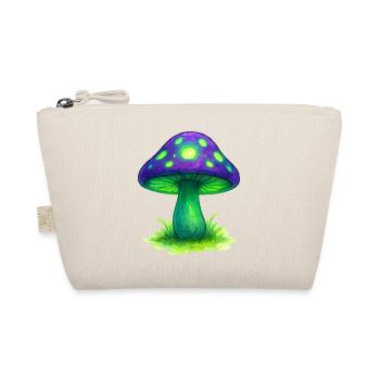 Leuchtender Pilz Neonwald - Bio-Täschchen - Natur - Vorne