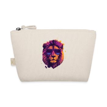 Zodiac Horoscope Leo Head Leo - Organic Pouch - nature - Front