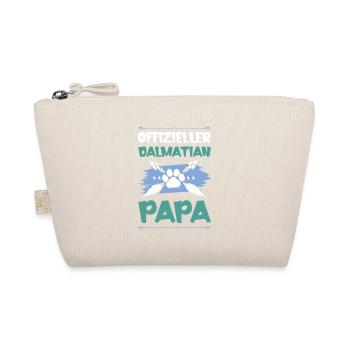dalmatiner hunde papa - Bio-Täschchen - Natur - Vorne