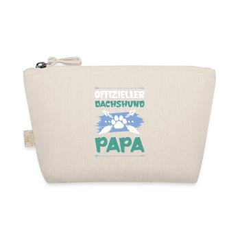 dachshund dachshund dogs dad - Organic Pouch - nature - Front