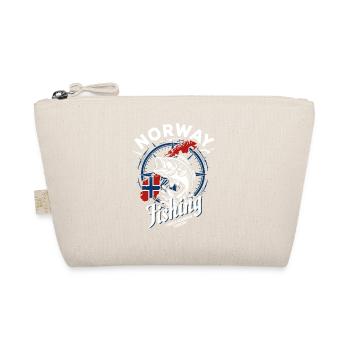 Norway Fishing Fjords & Mountains Angler Gift - Organic Pouch - nature - Front