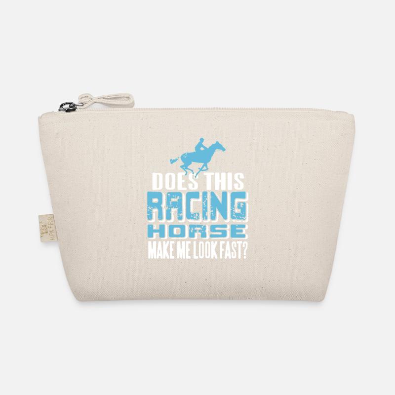 Racing Horse Humor Does This Make Me Fast Bio-Täschchen