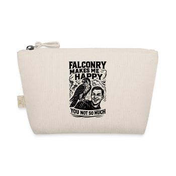 faucon La fauconnerie me rend heureux vous pas tellement - Trousse biologique - nature - Devant