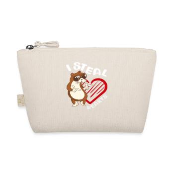 Voler le cœur loutre de mer dessin animé - Trousse biologique - nature - Devant