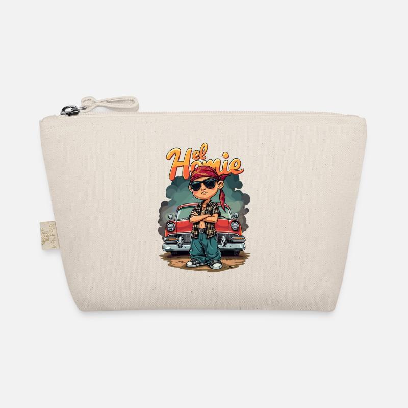 Biker Kid Vintage Vibe Organic Pouch