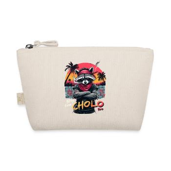 raton laveur rebelle dans le style de rue bandana - Trousse biologique - nature - Devant