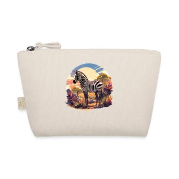 Zebras Zebra - Organic Pouch - nature - Front