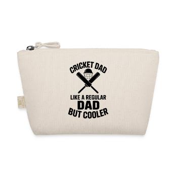 Cricket Saying Dad Funny Cricket Gift - Organic Pouch - nature - Front