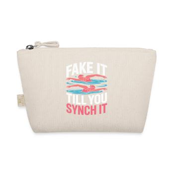 Synchronschwimmen Kunstschwimmen Wassersport - Bio-Täschchen - Natur - Vorne
