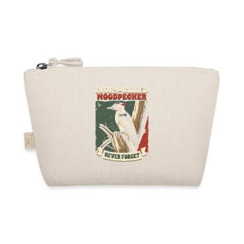 Ivory Woodpecker Birdwatcher - Organic Pouch - nature - Front