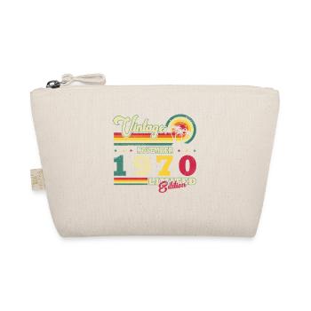 1970 November Birthday Gift. November 1970 - Organic Pouch - nature - Front