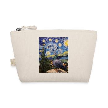 Colombe Oiseau Van Gogh Style Nuit étoilée - Trousse biologique - nature - Devant