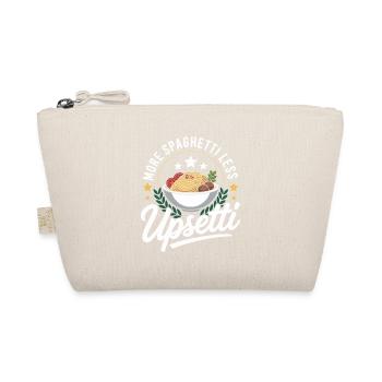 More spaghetti, less upsetti - Organic Pouch - nature - Front