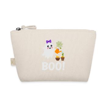 Cute Ghost Boo! Water the ghost plants - Organic Pouch - nature - Front