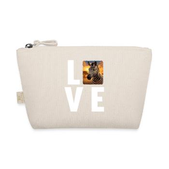 Zebras Zebra - Organic Pouch - nature - Front