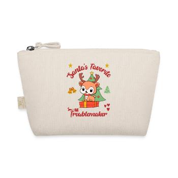 Design Joyeux Noël avec motif de renne - Trousse biologique - nature - Devant