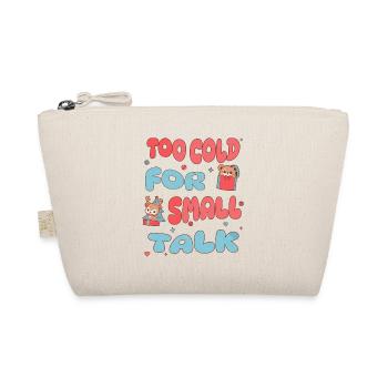 Funny Reindeer Outfit for Christmas Party - Organic Pouch - nature - Front