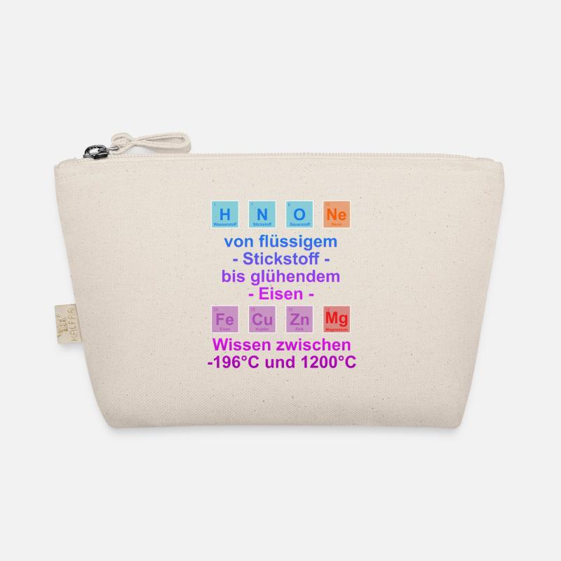 University saying "on temperature" gift, students Organic Pouch