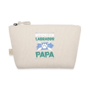 labrador hunde papa - Bio-Täschchen - Natur - Vorne