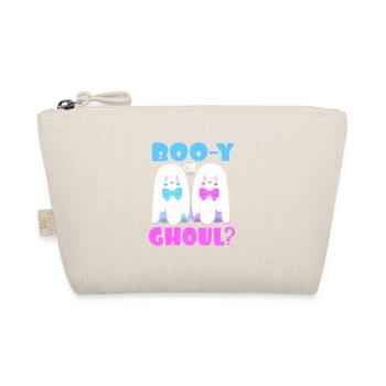 Gender Reveal Halloween Mom-to-be - Organic Pouch - nature - Front