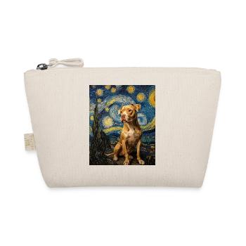 Pitbull chien chiens Van Gogh style nuit étoilée - Trousse biologique - nature - Devant