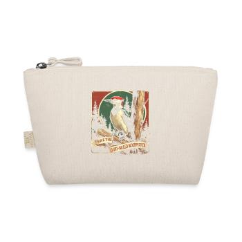 Ivory Woodpecker Birdwatcher - Organic Pouch - nature - Front