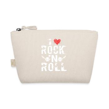 I Love Rock 'N Roll Music Guitar Rock Band - Bio-Täschchen - Natur - Vorne