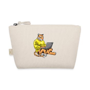 Tiger Laptop - Bio-Täschchen - Natur - Vorne