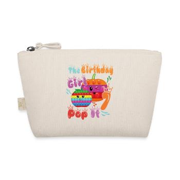 The Birthday Girl Pop-It 7 - Organic Pouch - nature - Front