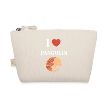 I love pangolins - Organic Pouch - nature - Front
