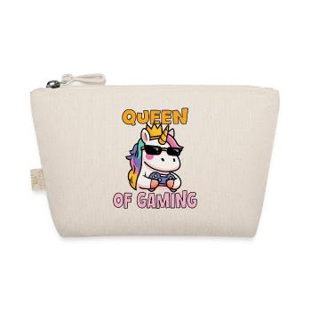 Queen of Gaming - Gamble Unicorn - Organic Pouch - nature - Front