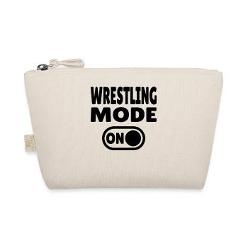 Wrestling Mode ON - Organic Pouch - nature - Front