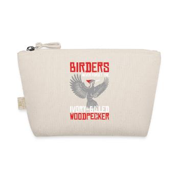 Ivory Woodpecker Birdwatcher - Organic Pouch - nature - Front