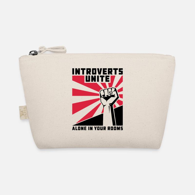 Red Sunbeam Burst Organic Pouch